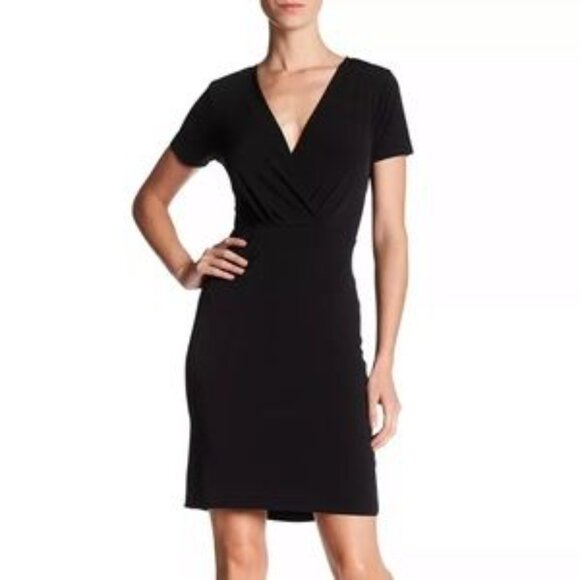 NWT TAHARI TRISH FAUX WRAP TIE DRESS - Picture 2 of 10